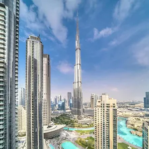 Downtown Luxury - Stunning Burj Khalifa View - 5 Minutes Walk To Mall دبي