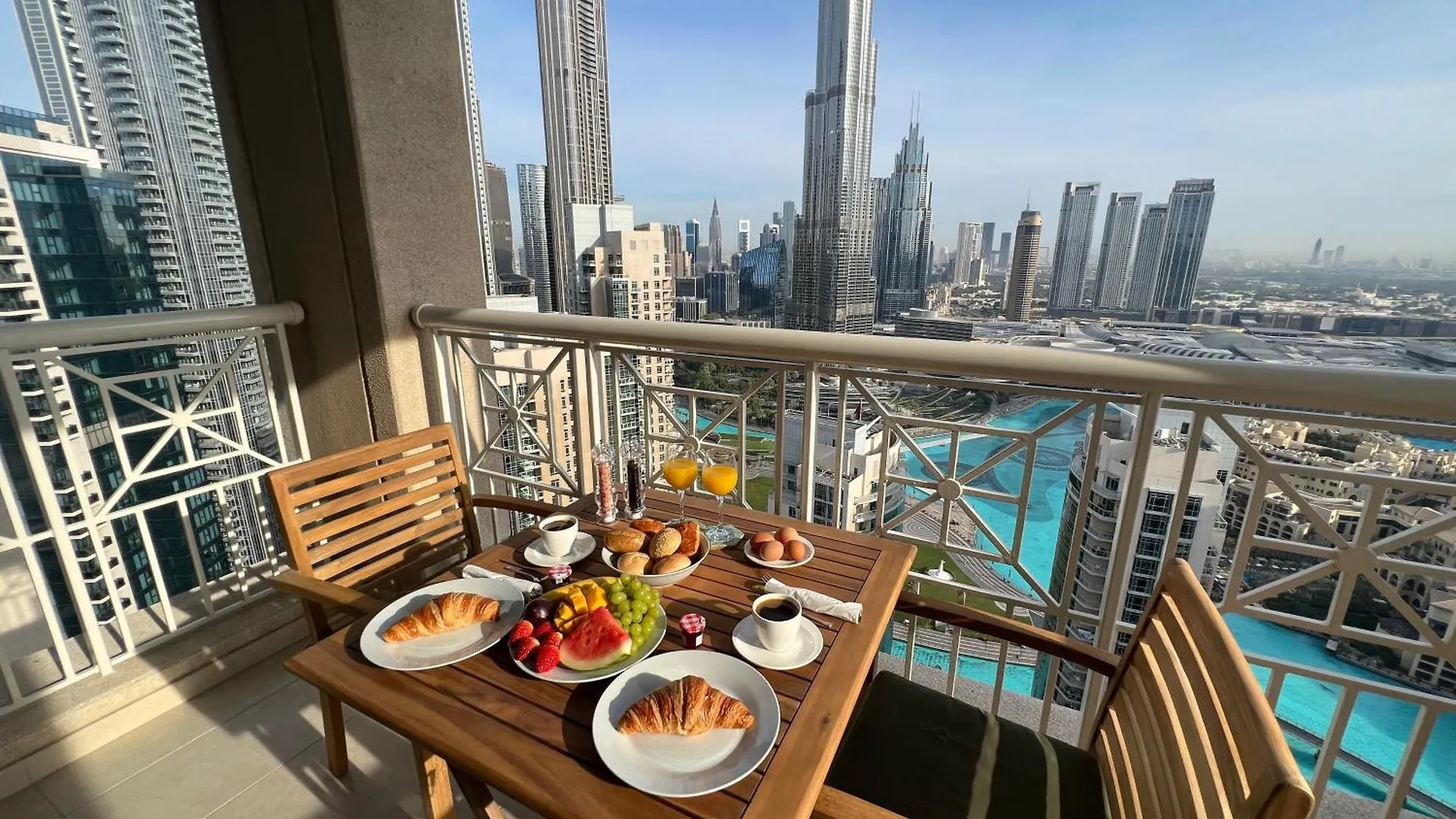 Apartamento Prestige Living 2Br With Full Burj Khalifa And Fountain View By Auberge Dubai